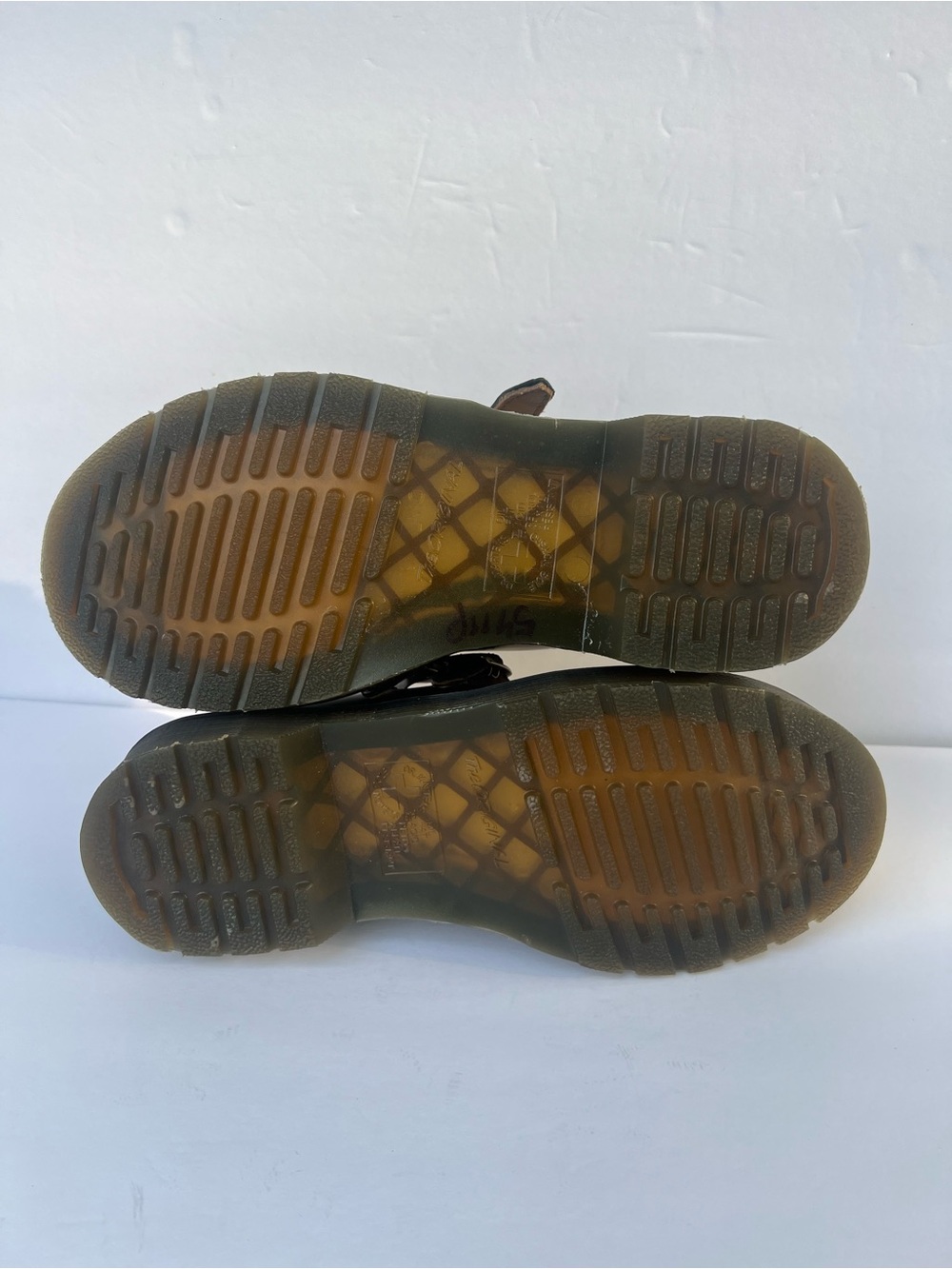 Dr Martens Smooth Leather Mary Jane Black Shoes Sz 6 W - Picture 9 of 9